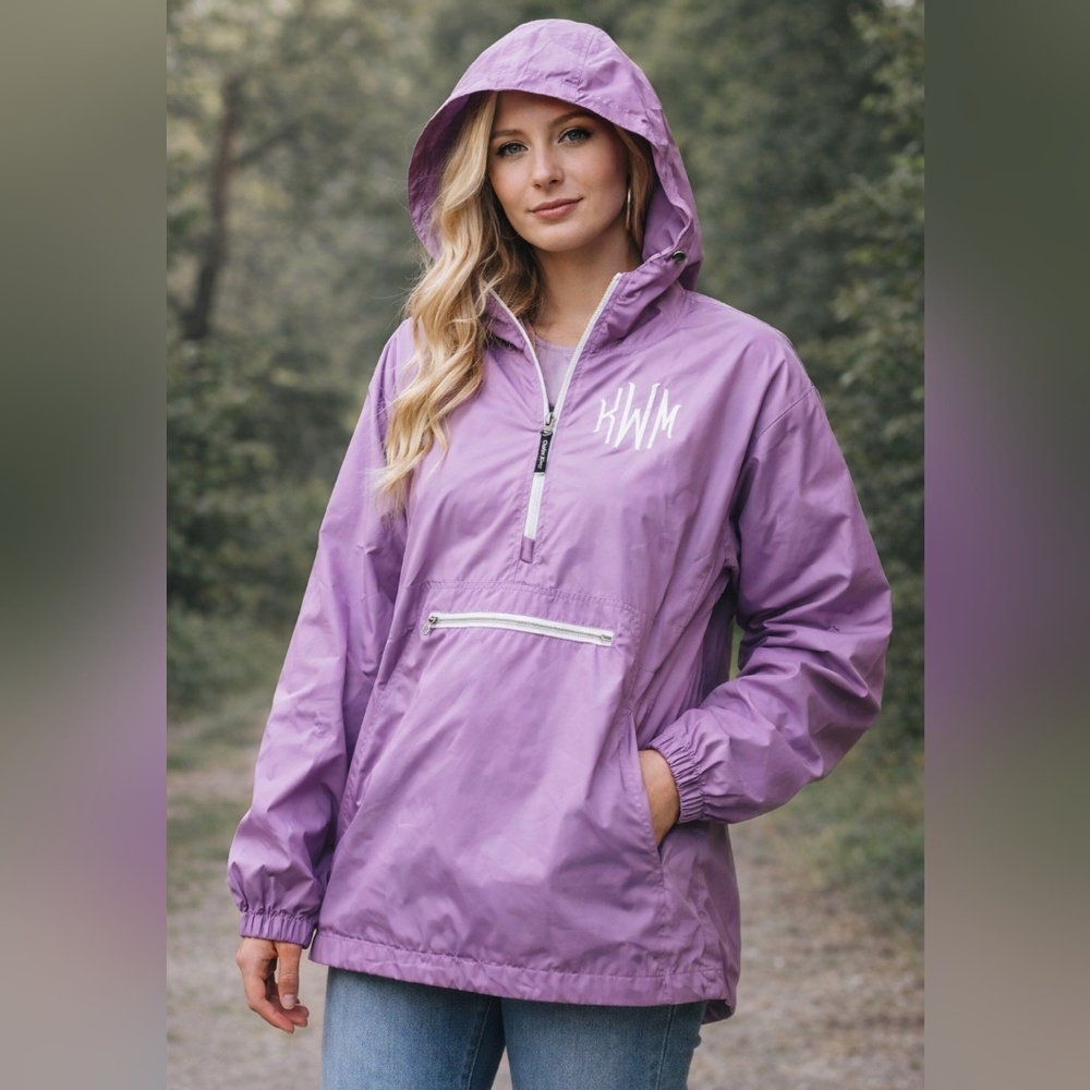 Charles River Lilac Chatham Anorak Rain Jacket Size M